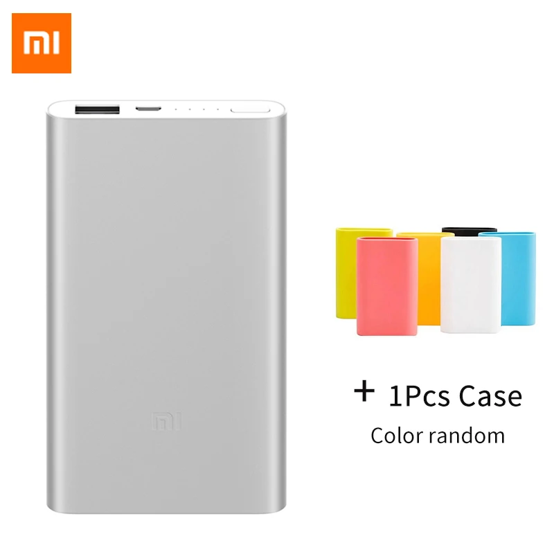 Оригинальный внешний аккумулятор Xiaomi 5000 мАч 2 портативное зарядное устройство