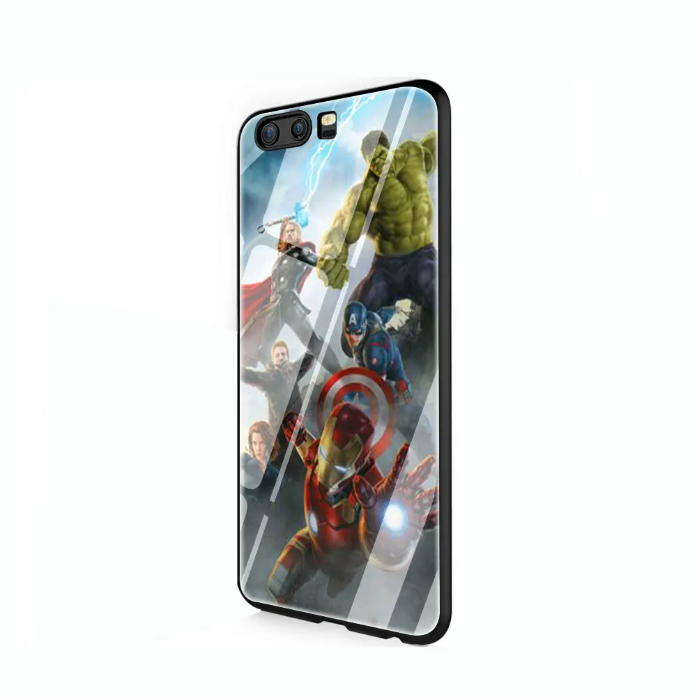 G3 Марвел Супергерои из “Мстителей” закаленное Стекло крышка чехол для huawei P10 P20 P30 Коврики 20 Honor 9 10 Lite рro 7A 8X P Smart - Цвет: G3
