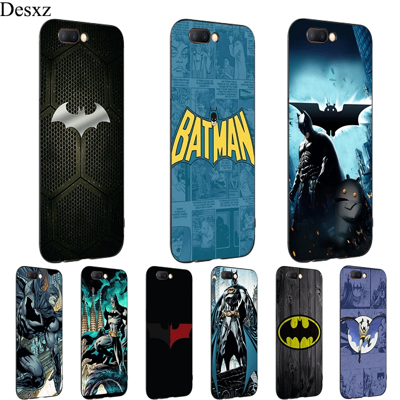 Чехол для Телефона силиконовый крутой Marvel Batman OPPO A3s A39 A57 F1s A59 A83 A1 A73 F5 F7 F9 A7X R9S Reno 3 Pro