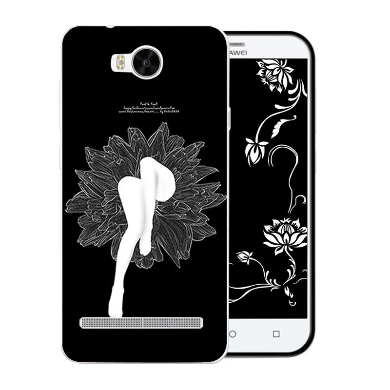 Phone Case for Huawei Y3 II 2 Animal Pattern Soft TPU Back Cove Silicone 2/Y3II-U22/ LUA-U22/Lua-L21r protection Shell |