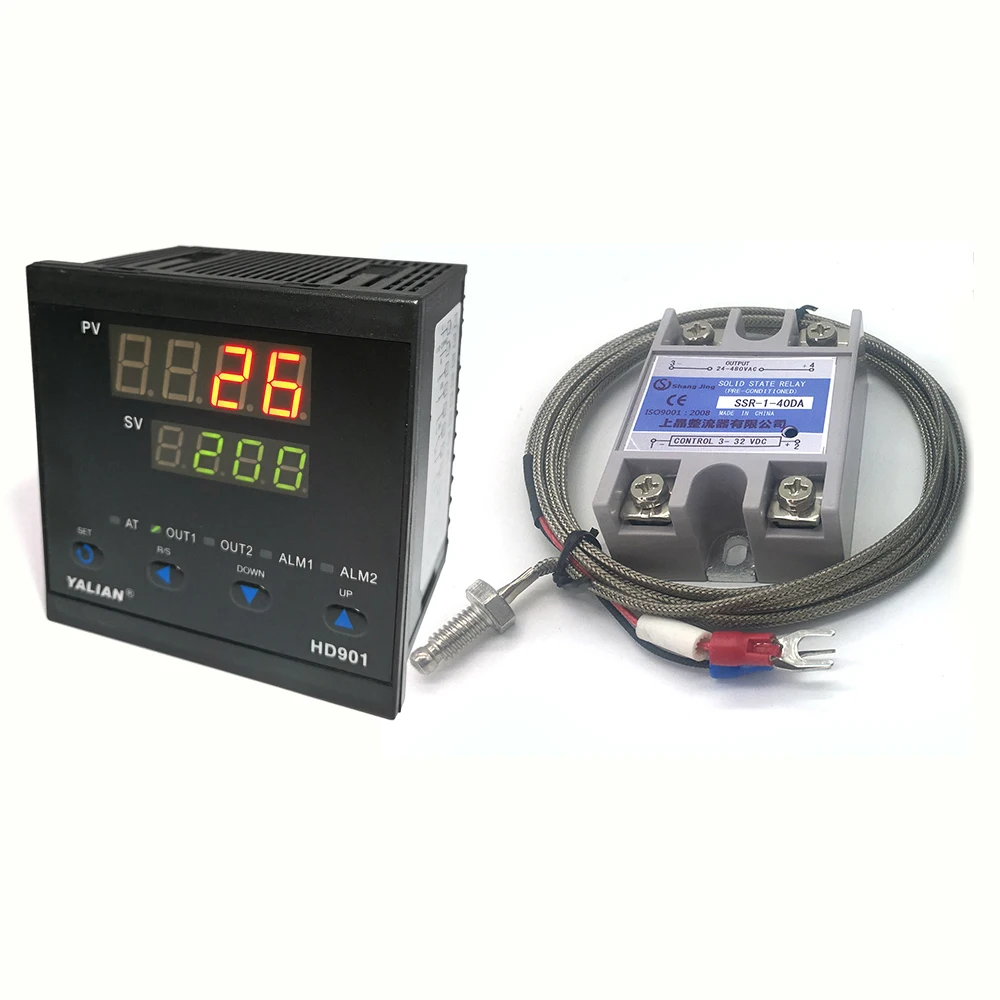 ПИД-регулятор температуры 220 В хороший Терморегулятор с идеальным диапазоном