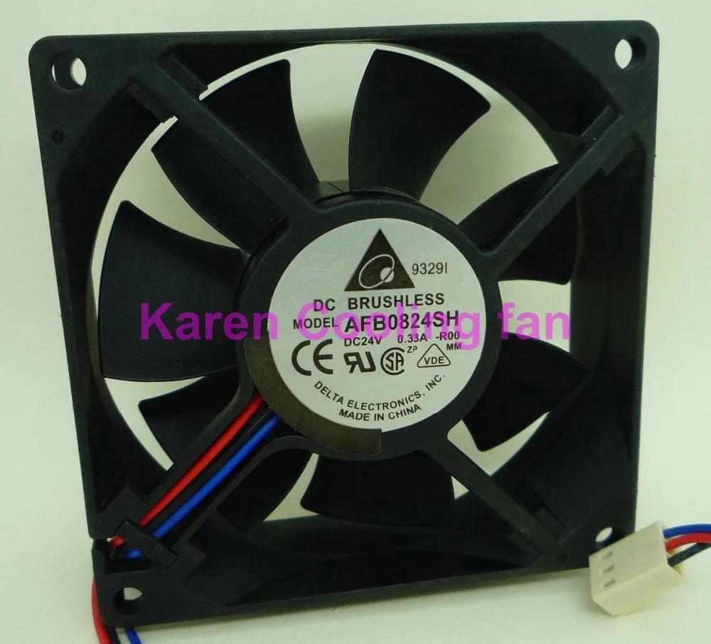 

8CM AFB0824SH 8025 24V 0.33A Cooling fan