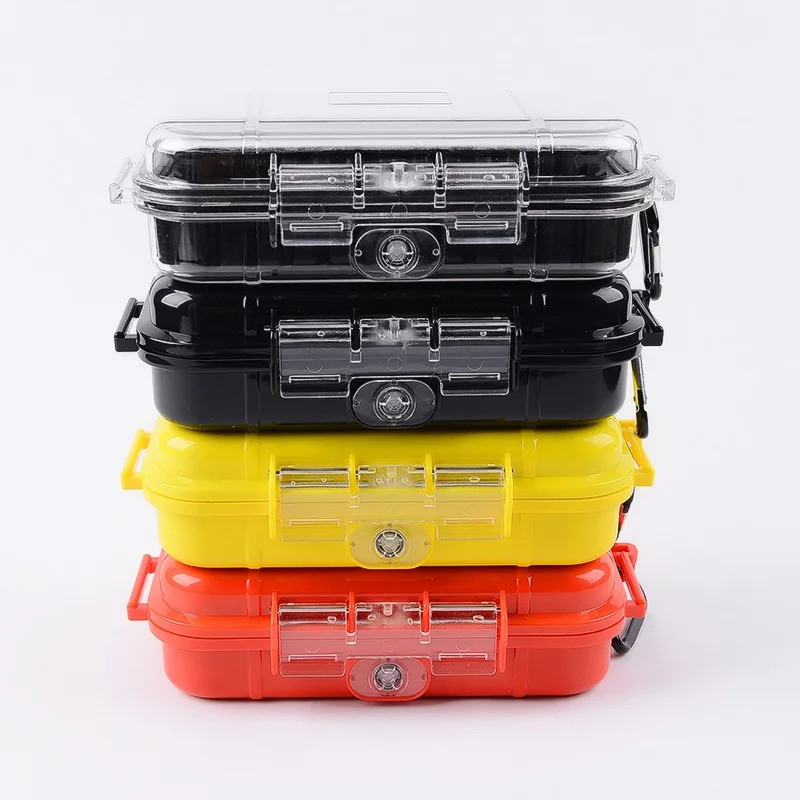 

Waterproof Boxes Outdoor Shockproof Survival Airtight Case Holder For Storage Matches Small Tools EDC Travel Sealed Containers