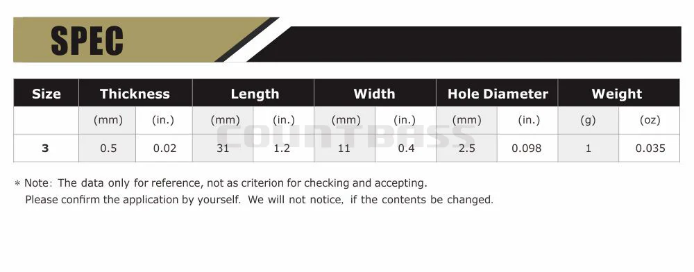 Лезвия спиннера из нержавеющей стали 50 шт. размер 3 - 31*11 мм
