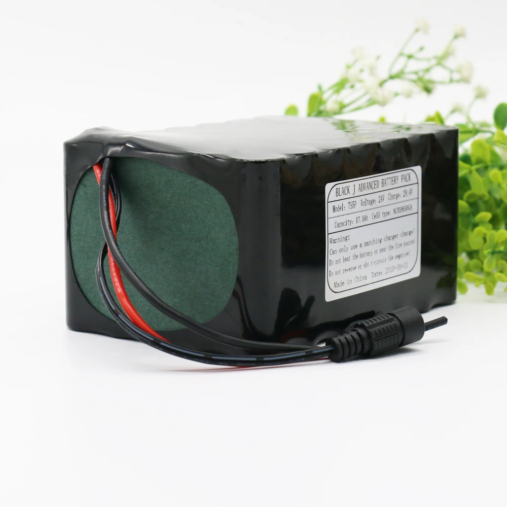 KLUOSI 7S5P 24 В 17.5Ah 29,4 в NCR18650GA литий-ионный аккумулятор с 20A баланс BMS для электровелосипеда электрический автомобиль велосипед мотор скутер