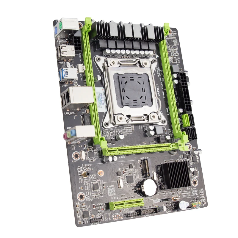 JINGSHA X79 M3 материнская плата LGA2011 ATX USB3.0 SATA3 PCI-E NVME M.2 SSD поддержка памяти REG ECC и процессор Xeon E5