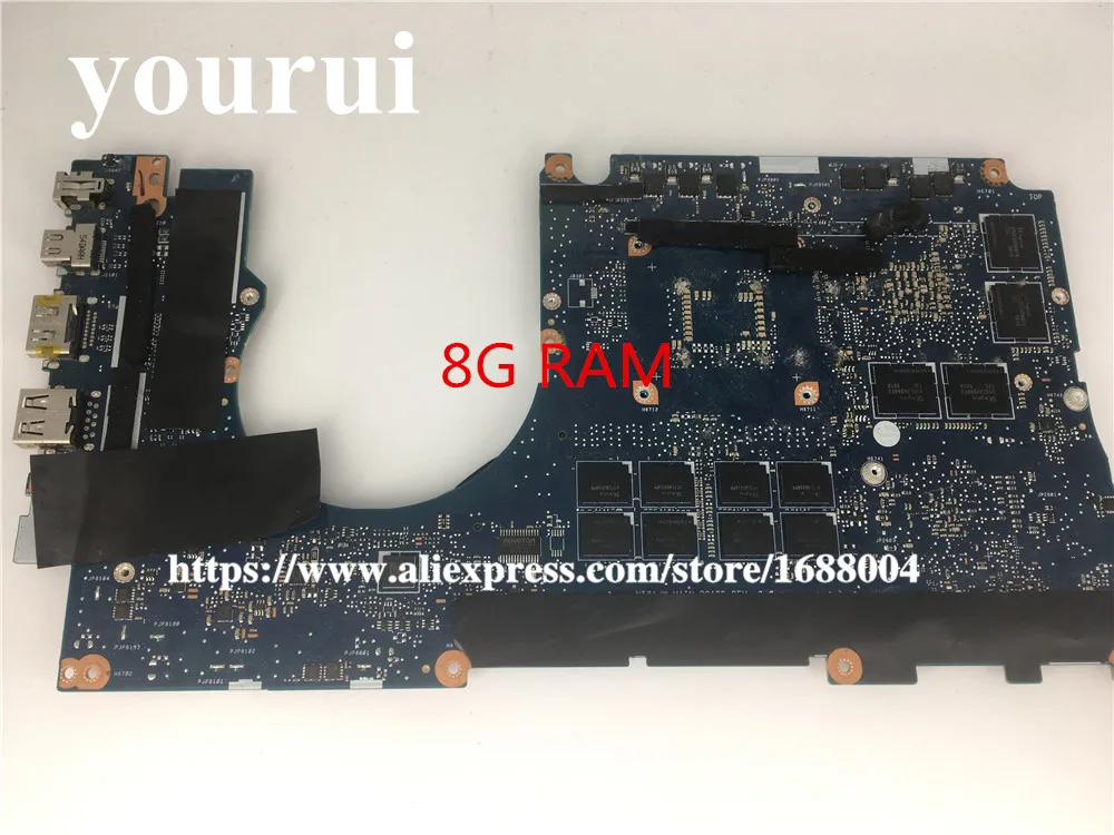 N501JW материнская плата GTX960M i7 cpu REV 2 1 Для ASUS UX501J UX50J для ноутбука | Компьютеры и офис