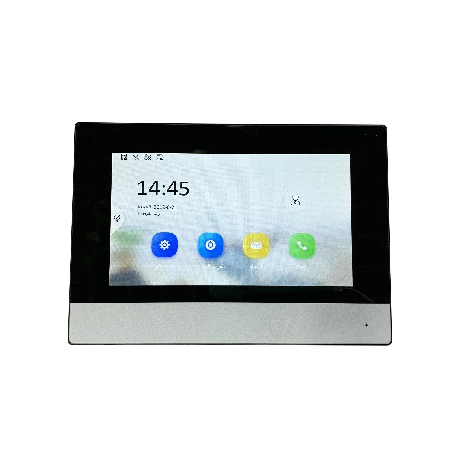 HIK оригинальная международная версия многоязычный DS-KH6320-WTE1 внутренний монитор, 802.3af POE, приложение Hik-подключение, WiFi, видеодомофон