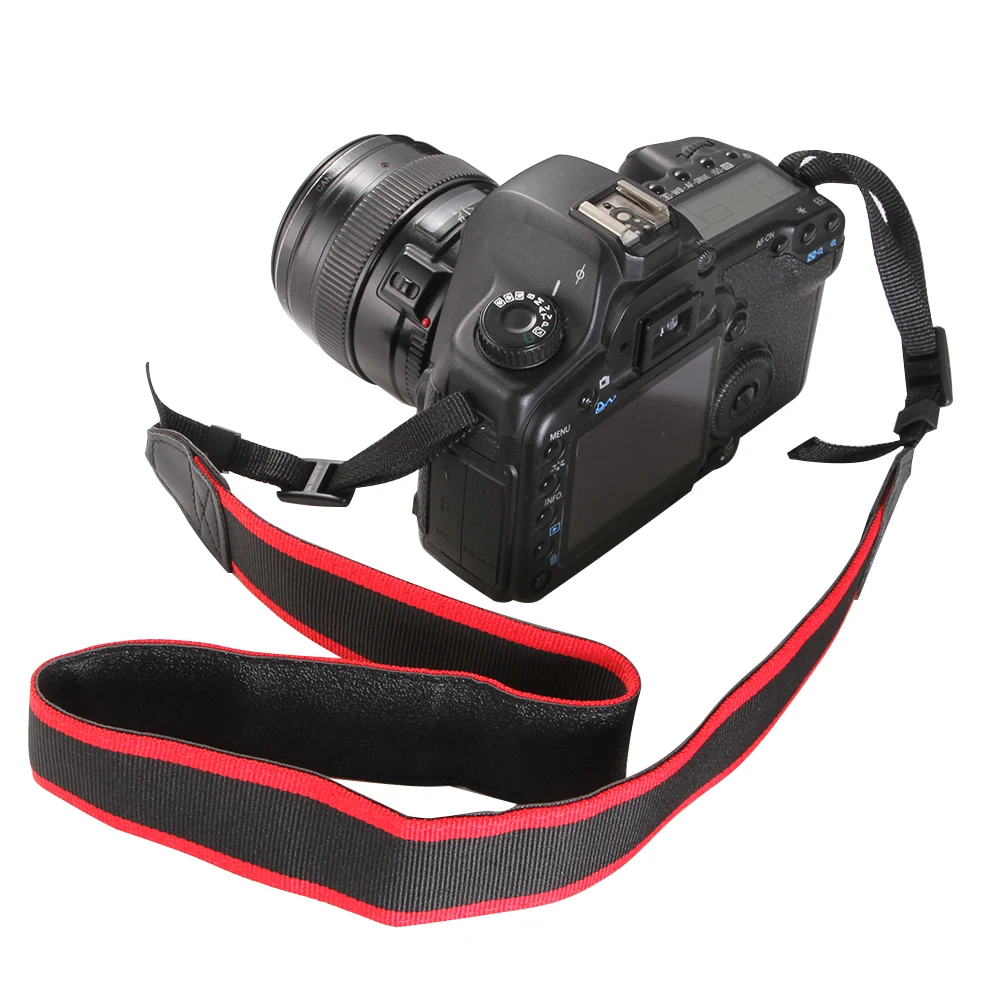 Регулируемый нейлоновый ремень на плечо и шею для камеры Canon Nikon Sony