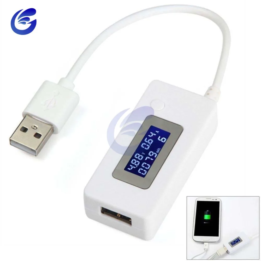 ЖК-экран мини креативный телефон USB тестер Портативный доктор напряжение измеритель тока мобильное зарядное устройство детектор Вольтметр Амперметр