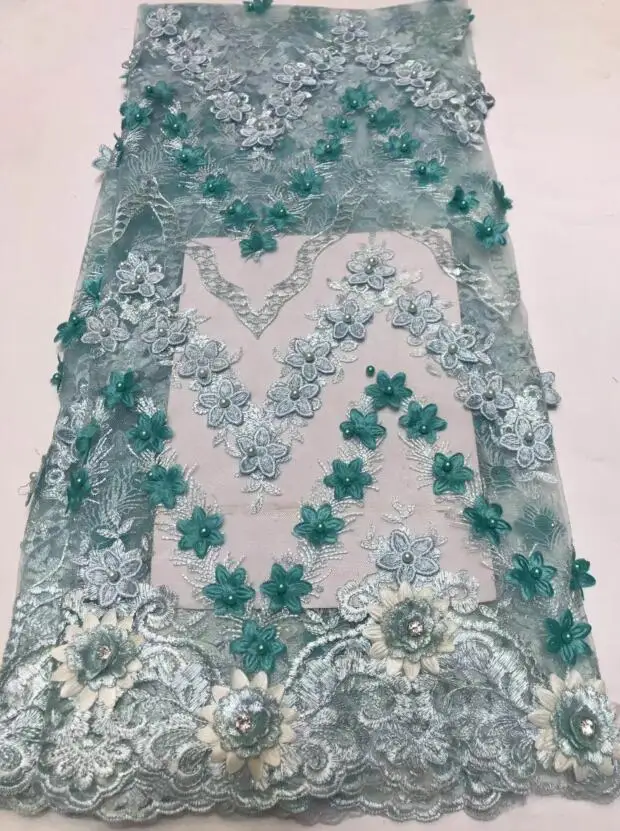 good design Anan-3205 french lace with flower elegant fabric Embroidered tulle hot sales | Дом и сад