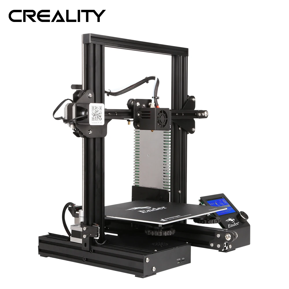 Creality 3D Ender-3/Ender-3X открытая сборка принтер поверхности платформы отключение