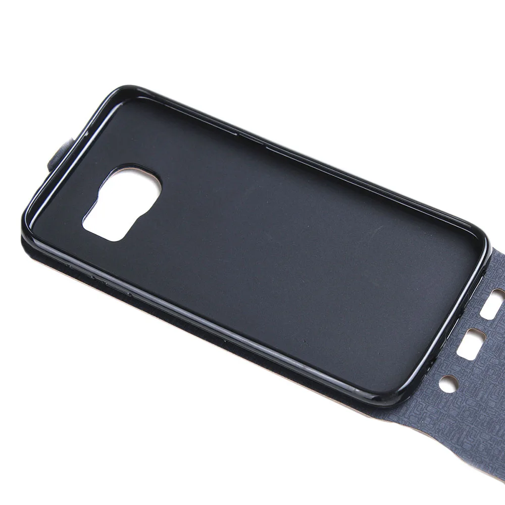 Роскошная Обложка на заднюю панель из искусственной кожи чехол для Samsung Galaxy S7 Edge