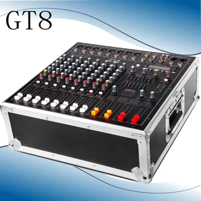 500W+500W Stage performance with amplifier mixer air box one machine GT8 | Электроника