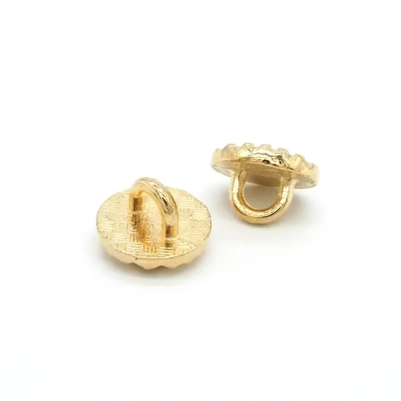 

50pcs 9mm Sewing Buttons Classic Golden Round Button for Clothes Sewing Accessories DIY Material