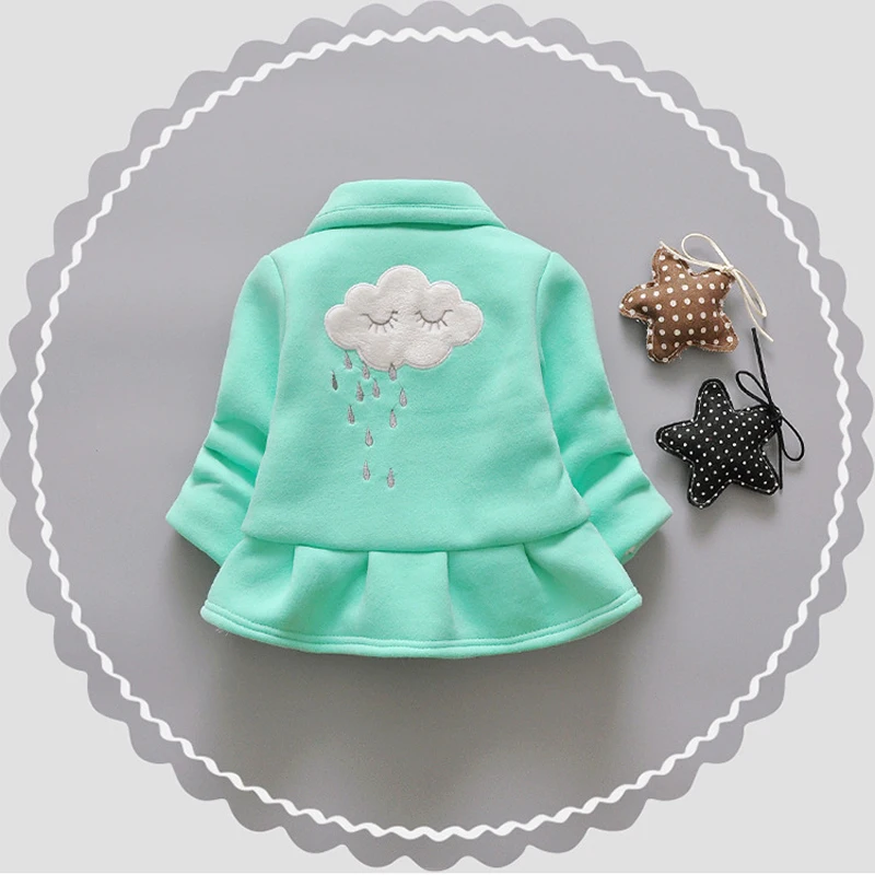 Детская хлопковая куртка для девочек с мультяшным принтом|infant spring jacket|baby girl cardigan