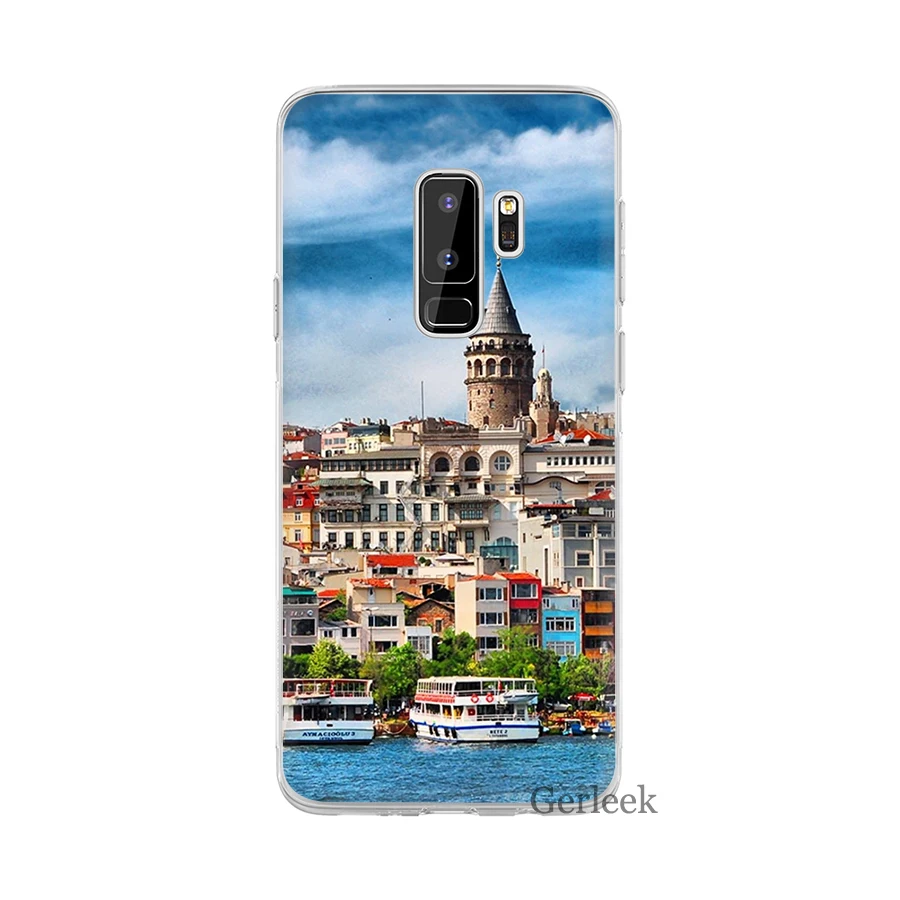 Турция Стамбул Sceneary строительный чехол для телефона Samsung Galaxy A5 A6 A8 J3 J5 J7 2015 2016 2017 2018