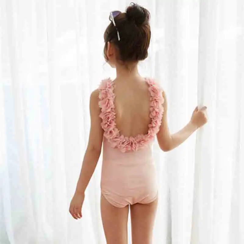 2019 Новое поступление Летний милый купальник принцессы с цветочным принтом для