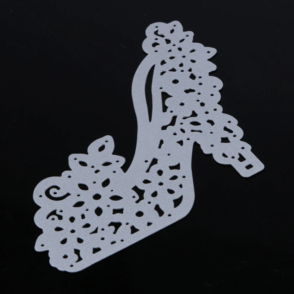 Туфли на высоких каблуках туфли с металлической штанцевый нож Трафареты