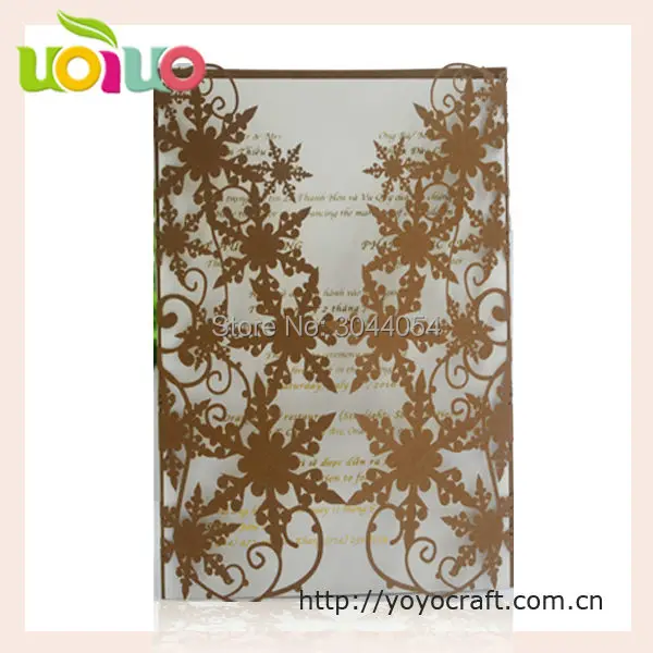 Популярная Роскошная Рождественская Свадебная пригласительная открытка со