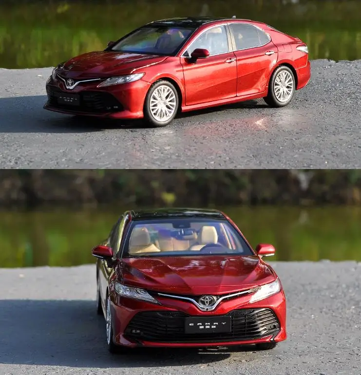 1:18 advanced TOYOTA CAMRY 8 игрушечная машинка из сплава, литая под давлением металлическая модель игрушечного автомобиля, высококачественная коллекционная модель автомобиля