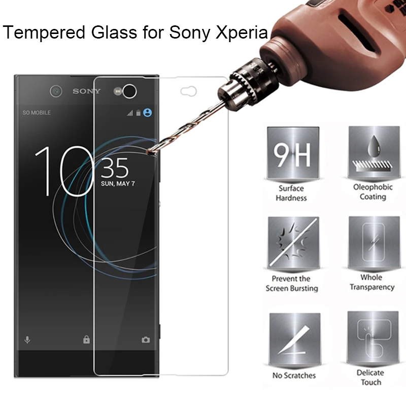 Закаленное стекло 9H HD для Sony Xperia X закаленное XA Ultra XA3 экрана XA1 Plus XA2 | Мобильные