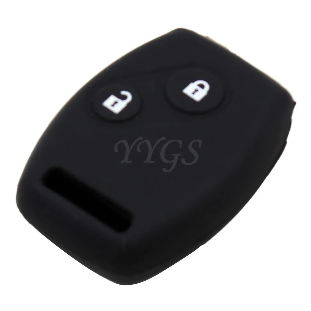 Новый 2 кнопки дистанционный ключ брелок от машины силиконовый чехол крышка