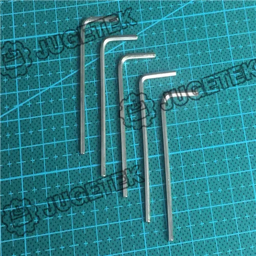 

5pcs/set 2mm set allen wrench hex key wrench L-type tool
