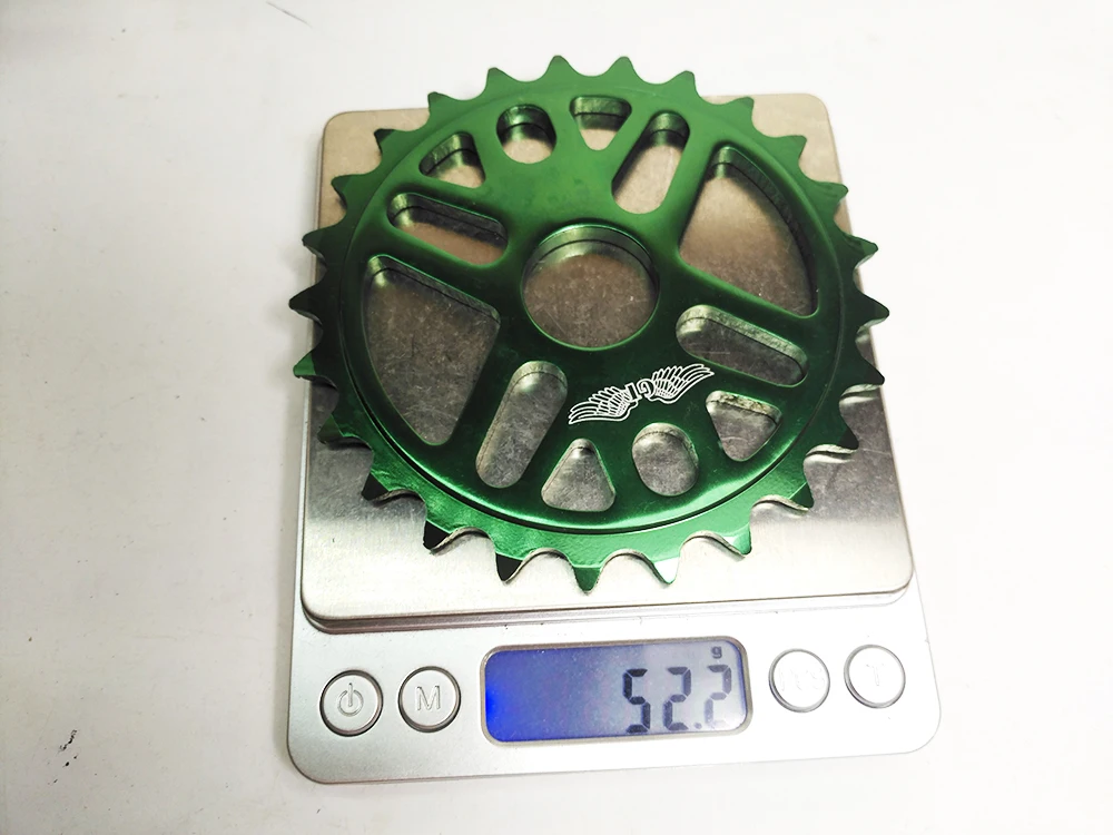 Крутая цена ограниченная серия GT CNC алюминиевый сплав 25T зеленый BMX crank plate chain