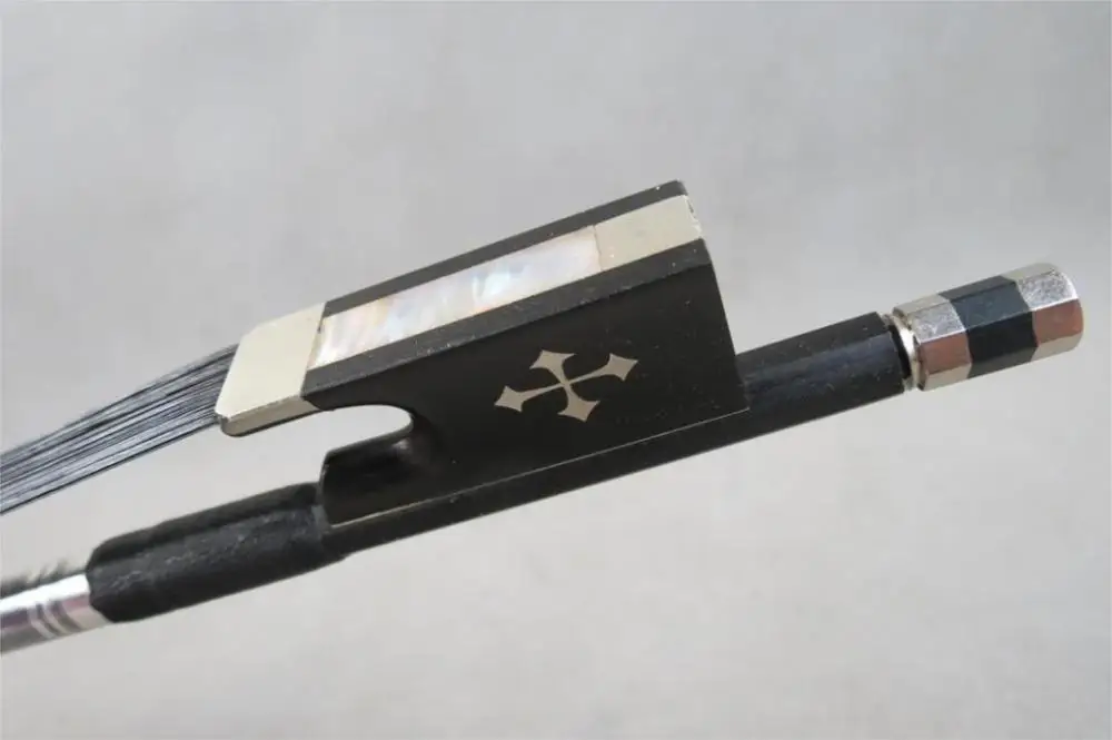 1 шт. профессиональный черный бант для скрипки из углеродного волокна 4/4 хороший