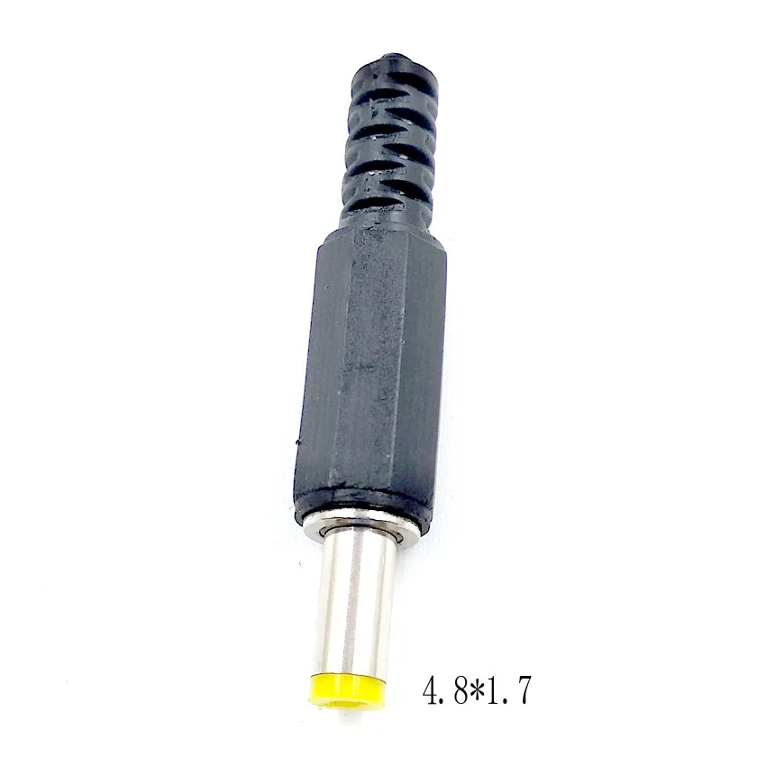 4.8-1.7 10pcs 10 шт. DIY провода Тип склеивания DC разъем питания и общий разъем адаптера применим к DC штекер и замена обслуживания - Цвет: 4.8-1.7 10pcs