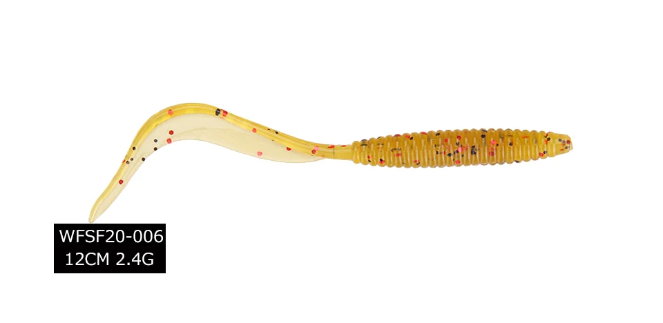 Walk Fish, 8 шт./лот, 12 см, 2,4 г, приманка для рыбалки, силиконовые приманки для рыбалки, Мягкая приманка, червь, искусственная приманка для ловли карпа, рыболовные снасти