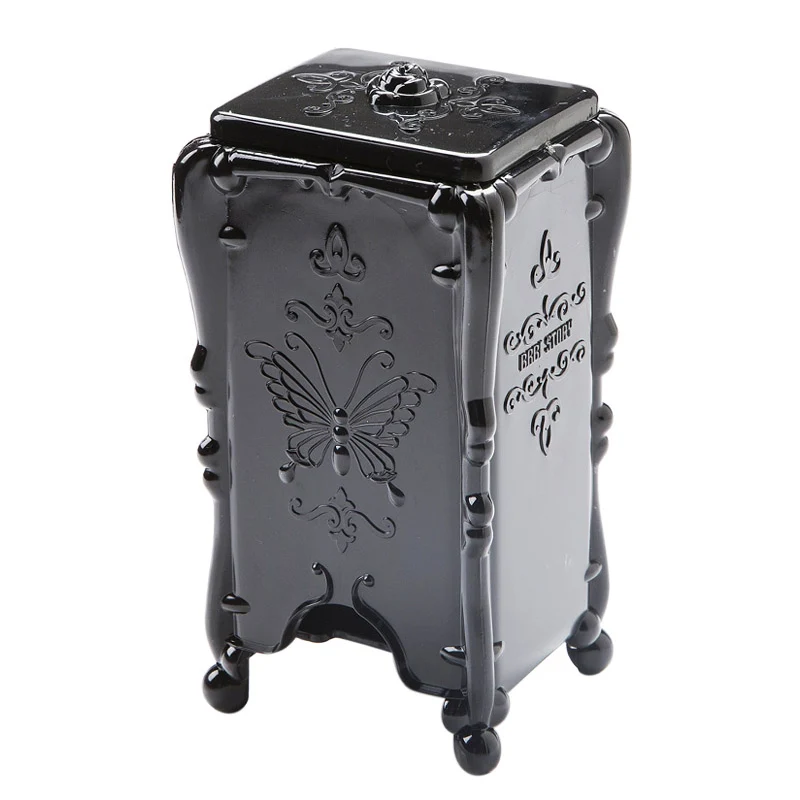 НОВЫЙ Q Tip держатель для хранения коробка прозрачный ватные палочки палка