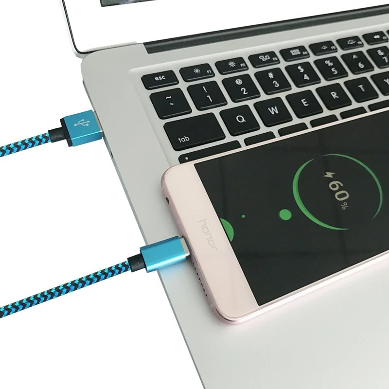 Usb кабель типа C плетеный для быстрой зарядки зарядное устройство Samsung Galaxy S8 S9 A3 A5 A7