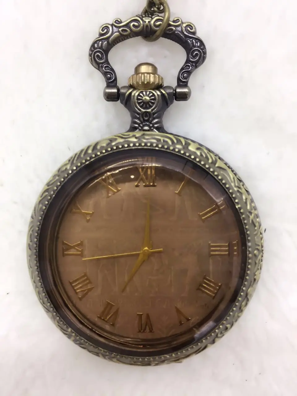 Классические ретро старинные круглые белые стеклянные большие кварцевые