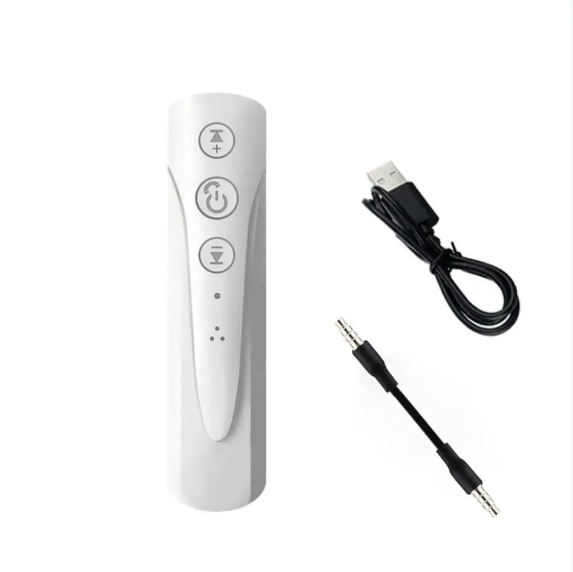 White Receiver Вы первый Bluetooth наушники беспроводные наушники Адаптер гарнитура Bluetooth Спорт с проводными наушниками для телефона iPhone Xiaomi - Цвет: White Receiver