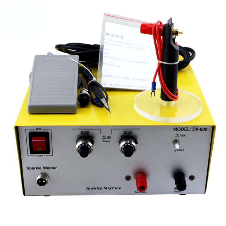 Jewelry Welding Machine Electronic Spark Welder gold silver spot welding machine 80A