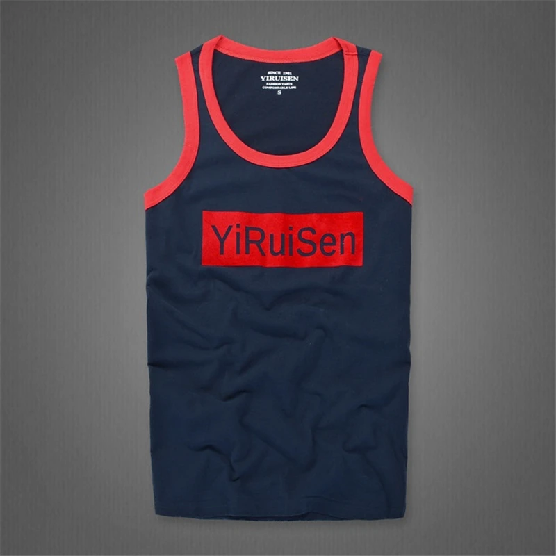 2018 New Fitness Cotton Men Tank Top High quality Fashion Bodybuilding Letter | Мужская одежда