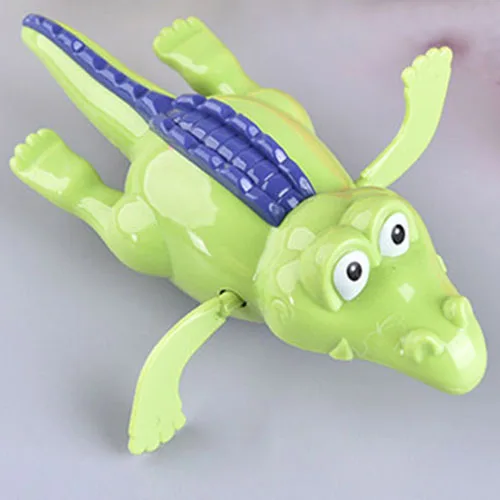 Игрушечная уточка для ванны детская водяная игрушка для малыша детский душ заводные на цепочке Детские Пляжные Игрушки для ванны сетка для игрушек сумка органайзер для ванной комнаты - Цвет: 1pcs color random044