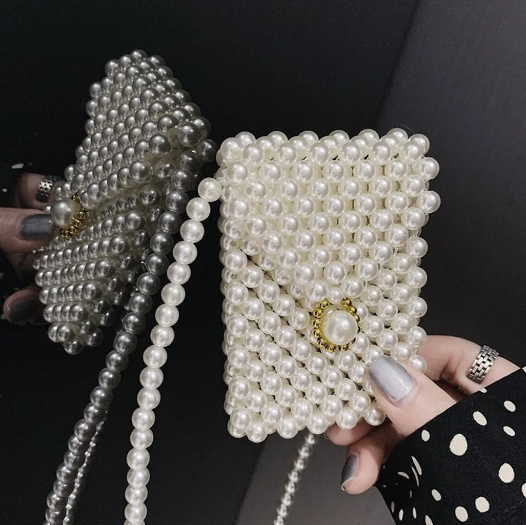 Женские сумки с жемчугом MOLAVE однотонные в стиле ретро ручная сумка летняя