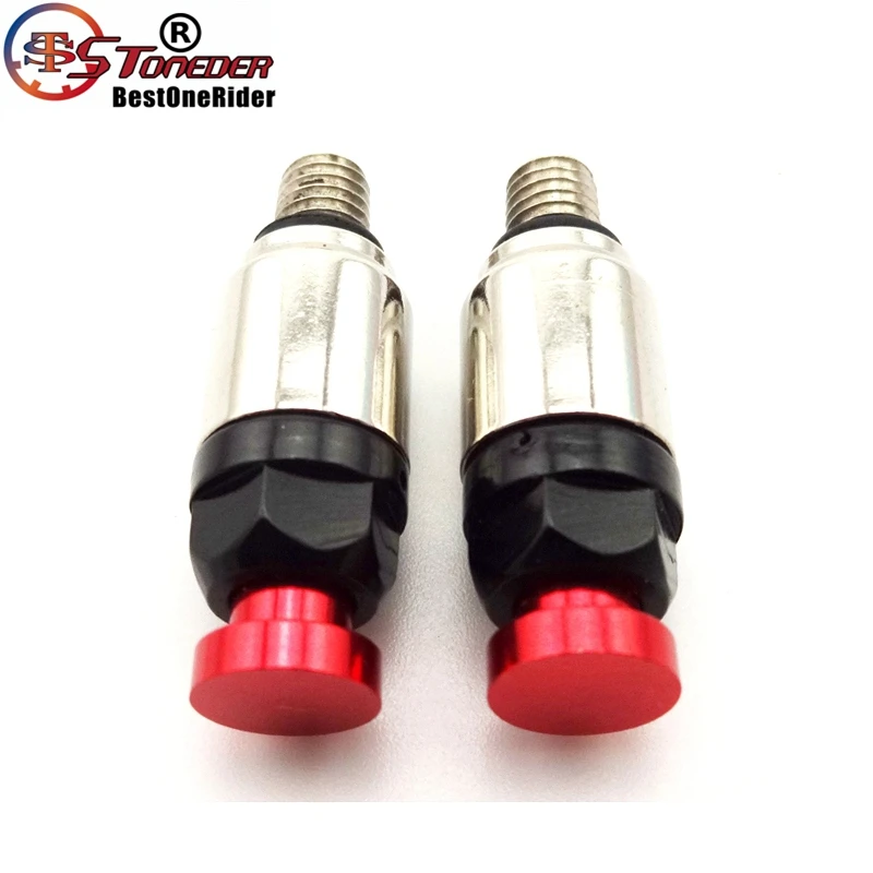 Передняя вилка STONEDER M5 x 0 8 красные воздушные клапаны для CR 80 85 125 250 500 CRF 150R 250R 450R 450X