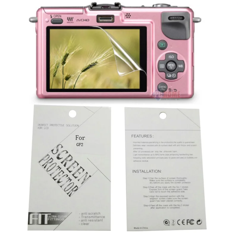 2 шт. защитная пленка для камеры Panasonic G6 G7 GF2 GF7 GF8 GF10 GX1 GX8 GX9 GX80 GX85 SZ8 | Электроника