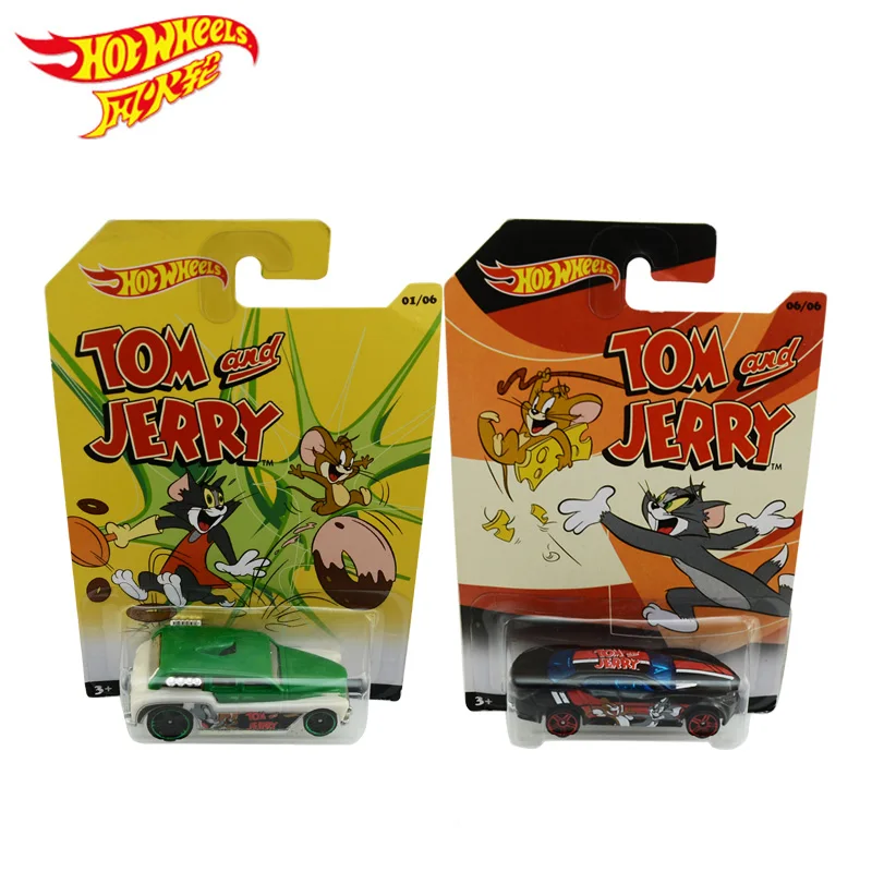 Новое поступление игрушечные машинки Hotwheels Tom And Jerry CMJ28 развивающие для мальчиков