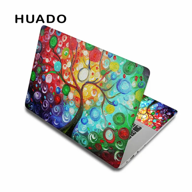 laptop skin 1 Дерево шаблон наклейки для блокнота защиты компьютера наклейки 13,3 1" 15" 15," 17" ноутбук кожи для macbook/lenovo/dell/hp/asus - Цвет: laptop skin 1