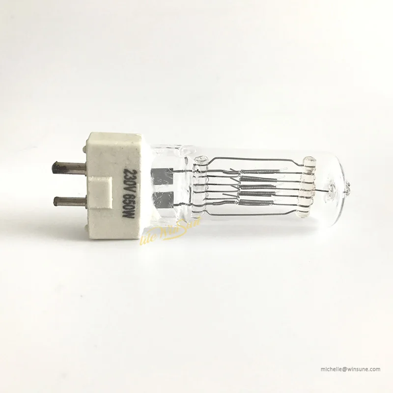 Litewinsune Бесплатная доставка 230В 300 Вт 500 650 1000 GY9.5 3200 к галогенная лампа|Эффект