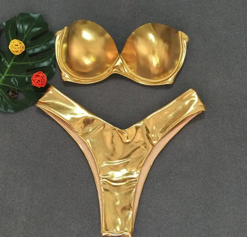 Для женщин купальный костюм бикини купальник 2019 леопарда Бразильский Купальник