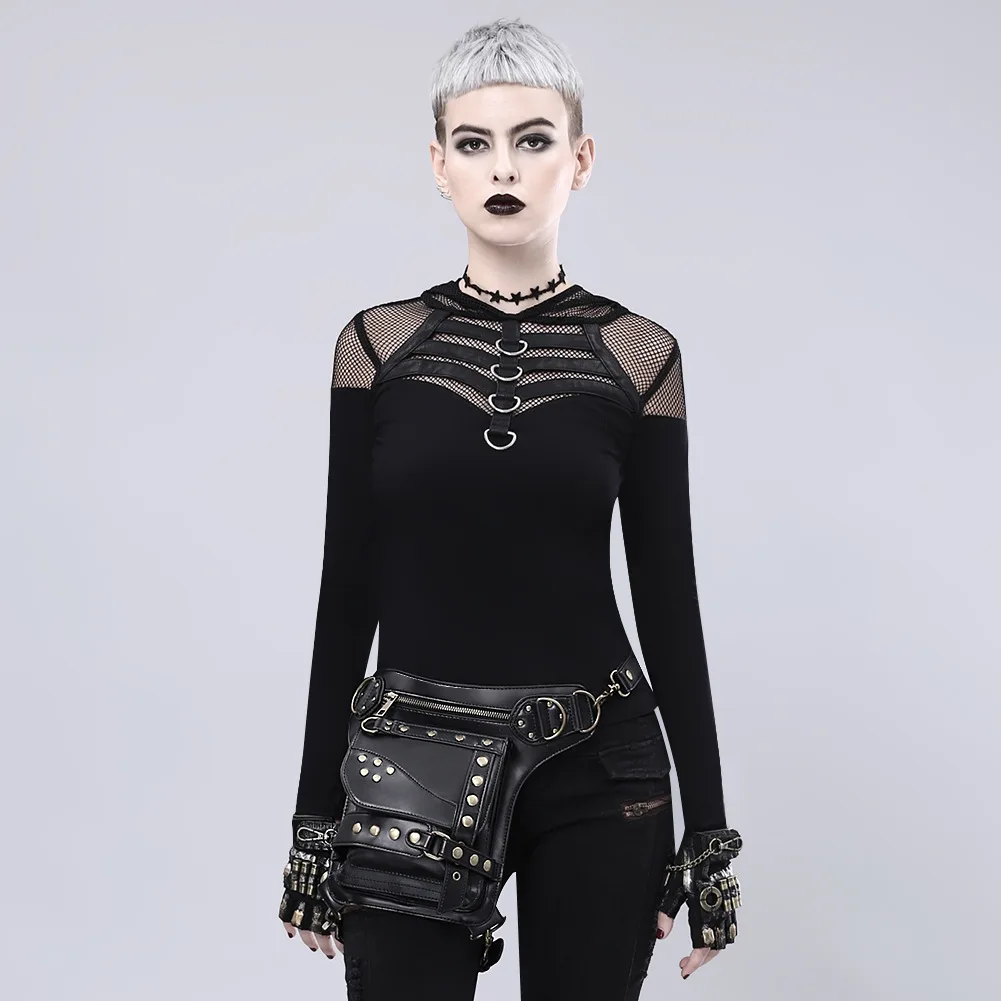 LXFZQ стимпанк поясная сумка Bolsa Feminina для женщин с ремнем денег мотоциклетная ног