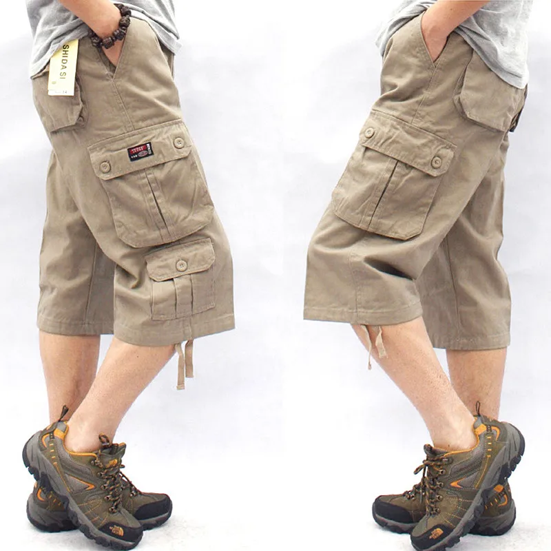 Летние мужские брюки карго с несколькими карманами армейские тактические