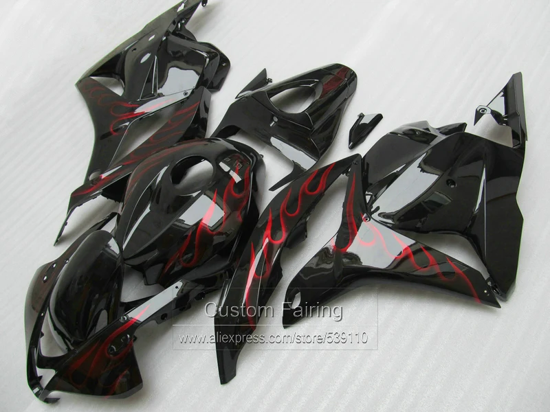 Впрыска ABS полный комплект обтекателей для HONDA CBR600RR 2009 2010 2011 2012 CBR 600 RR Красный