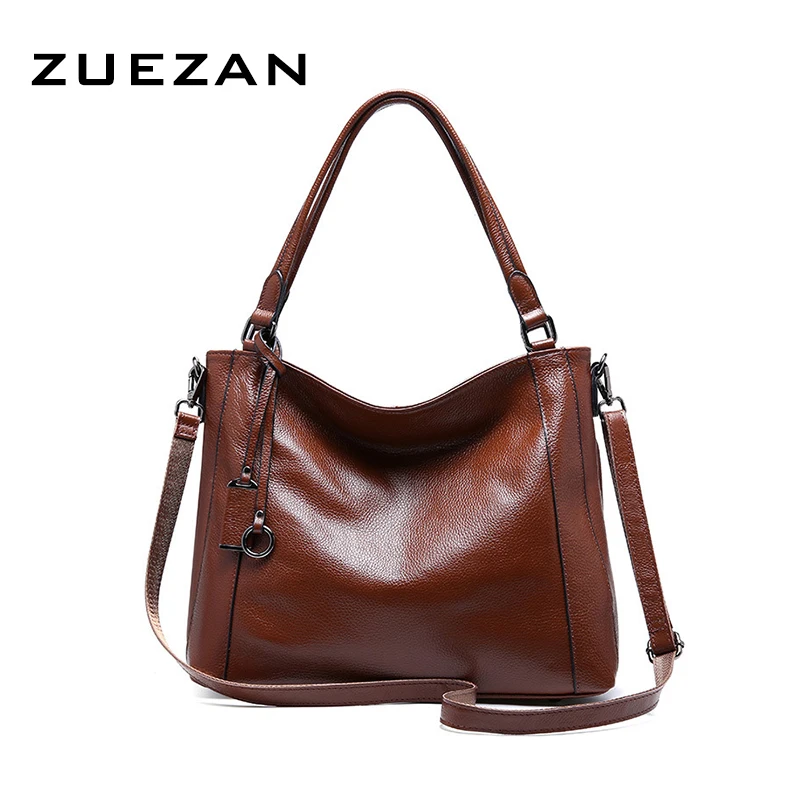 

Fashion Large Everyday Wear, Women Genuine Leather Shoulder Bag, Lady Crossbody Bag, Female Cowhide Tote Shopping Bag, A109